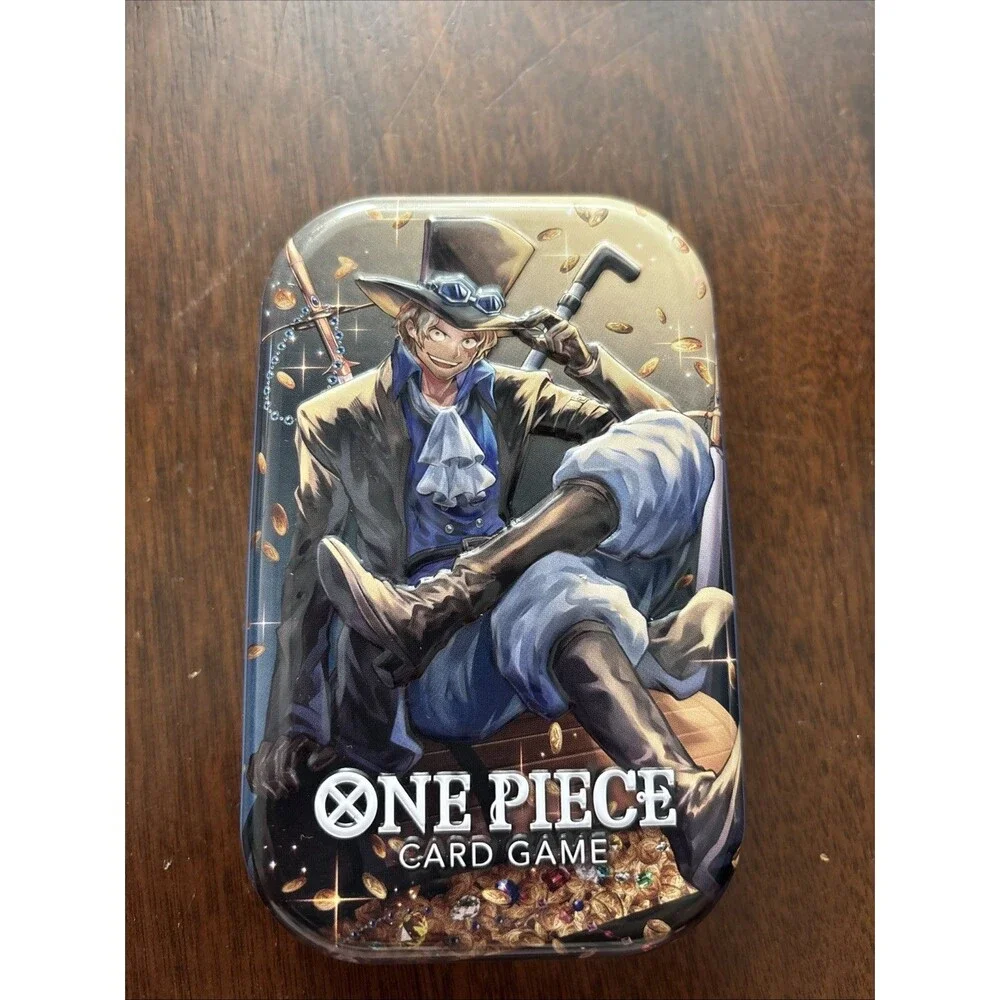 EMPTY Sabo One Piece Card Game Tin Pack Set Vol. 2 No Promo NO CARDS!!
